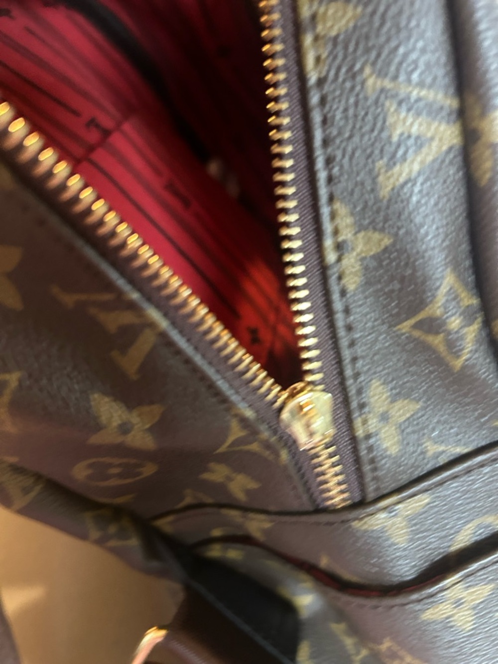 Louis Vuitton Monogram Canvas Backpack in Brown and Gold Hardware - Picture 6 of 9